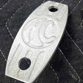 Brake or Clutch AC Pedal Pads, Aluminum
