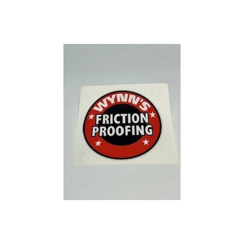 Decal Wynns Friction Proofing