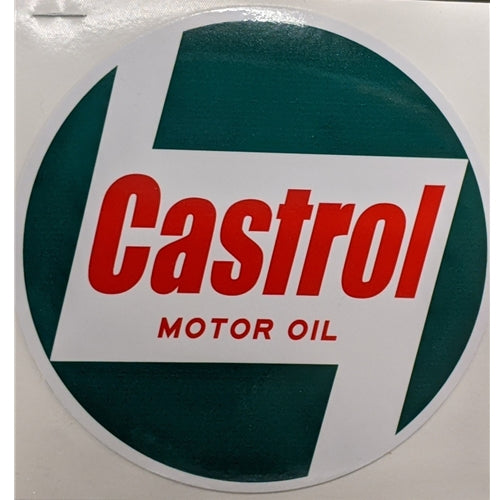 Decal Castrol 5" DIA (Sold in Pairs)