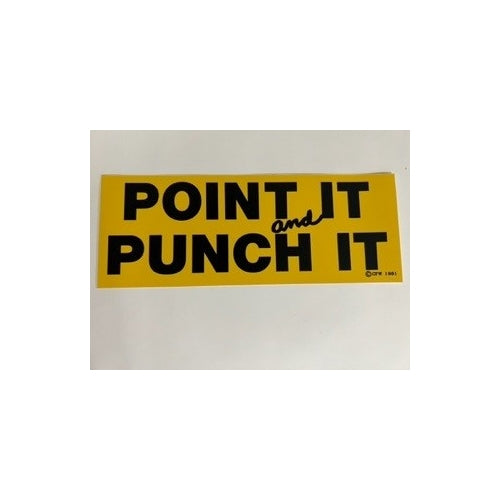 Decal Point It and Punch It