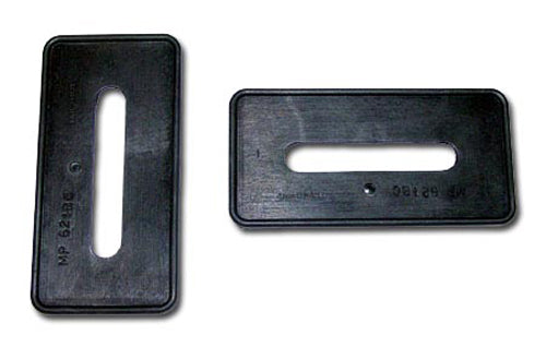 Windshield Post Trim Plate Rubber (Set of 2)