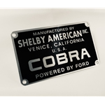 Cobra, Competition Plaque,