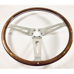 Steering wheel (MK3,15",6 bolt) (fits 65 shelby) Moto Lita wood