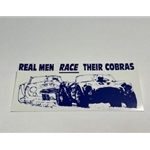 Decal  Real men race their cobras