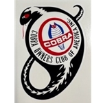Decal cobra owners snake