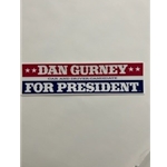 Decal Dan Gurney for President